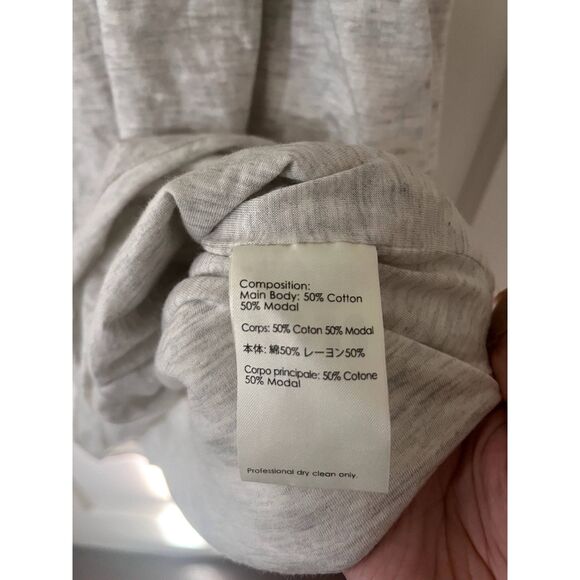 Womens 3.1 Phillip Lim Strap Multilayer Folded Dress Jersey Knit Gray Size 6 - Picture 6 of 7